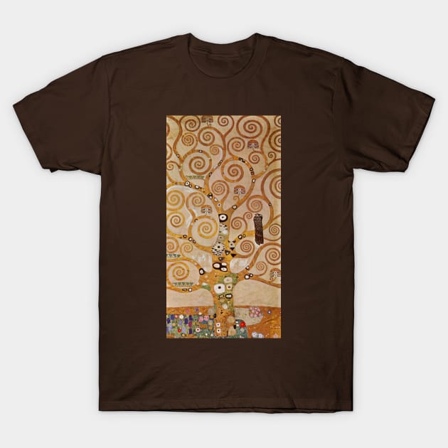 Tree of Life by Gustav Klimt T-Shirt by MasterpieceCafe